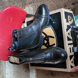 Ariat Quantum Choc Brown Paddock Boots Leather New Size 6.5